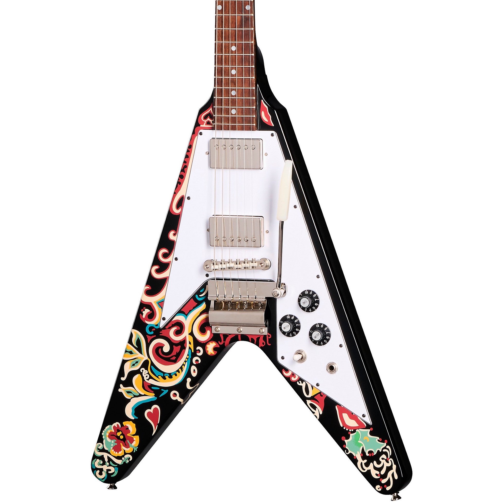 Epiphone Jimi Hendrix Love Drops Flying V Ebony | Music Experience | Shop Online | South Africa