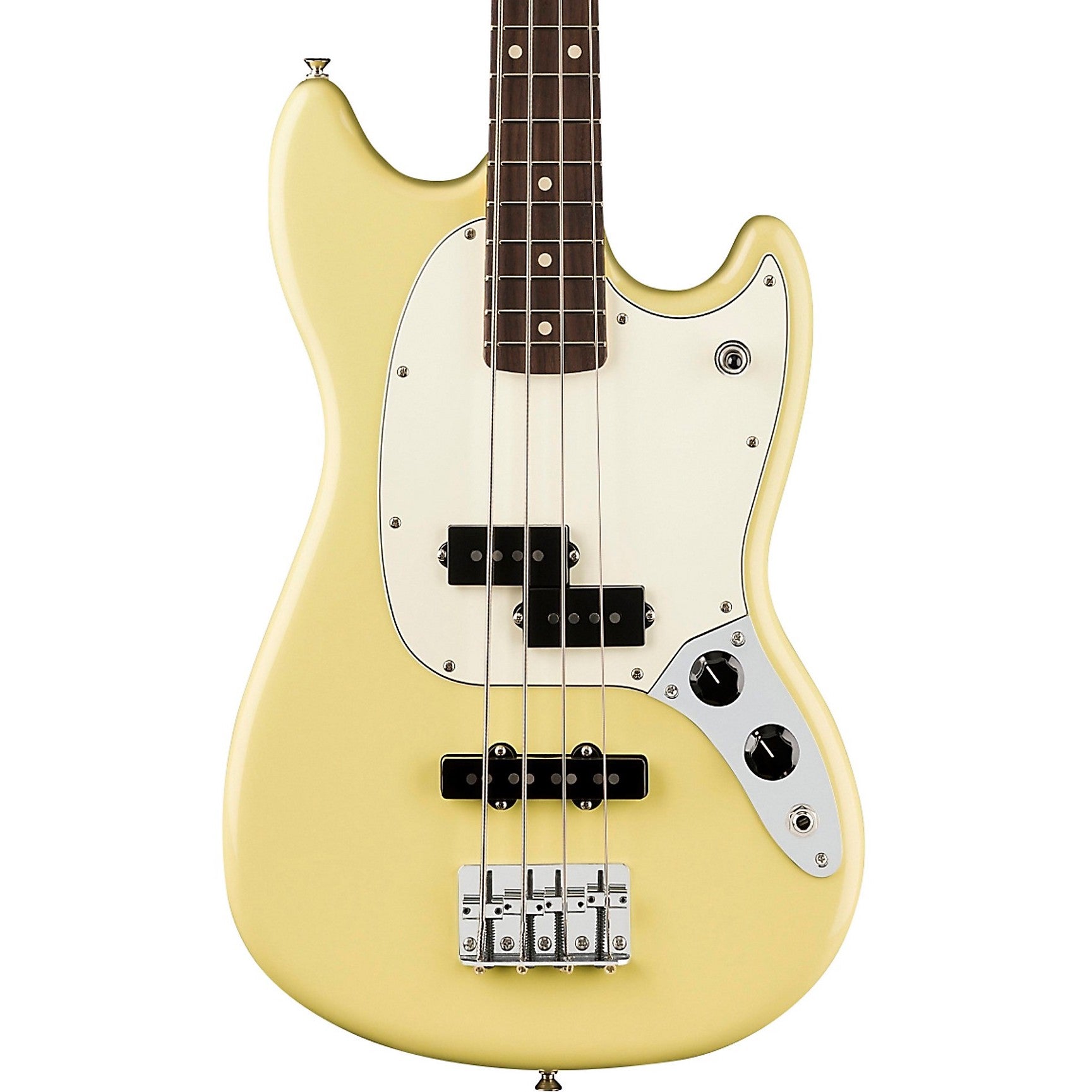 Fender Player II Mustang Bass PJ Hialeah Yellow | Music Experience | Shop Online | South Africa