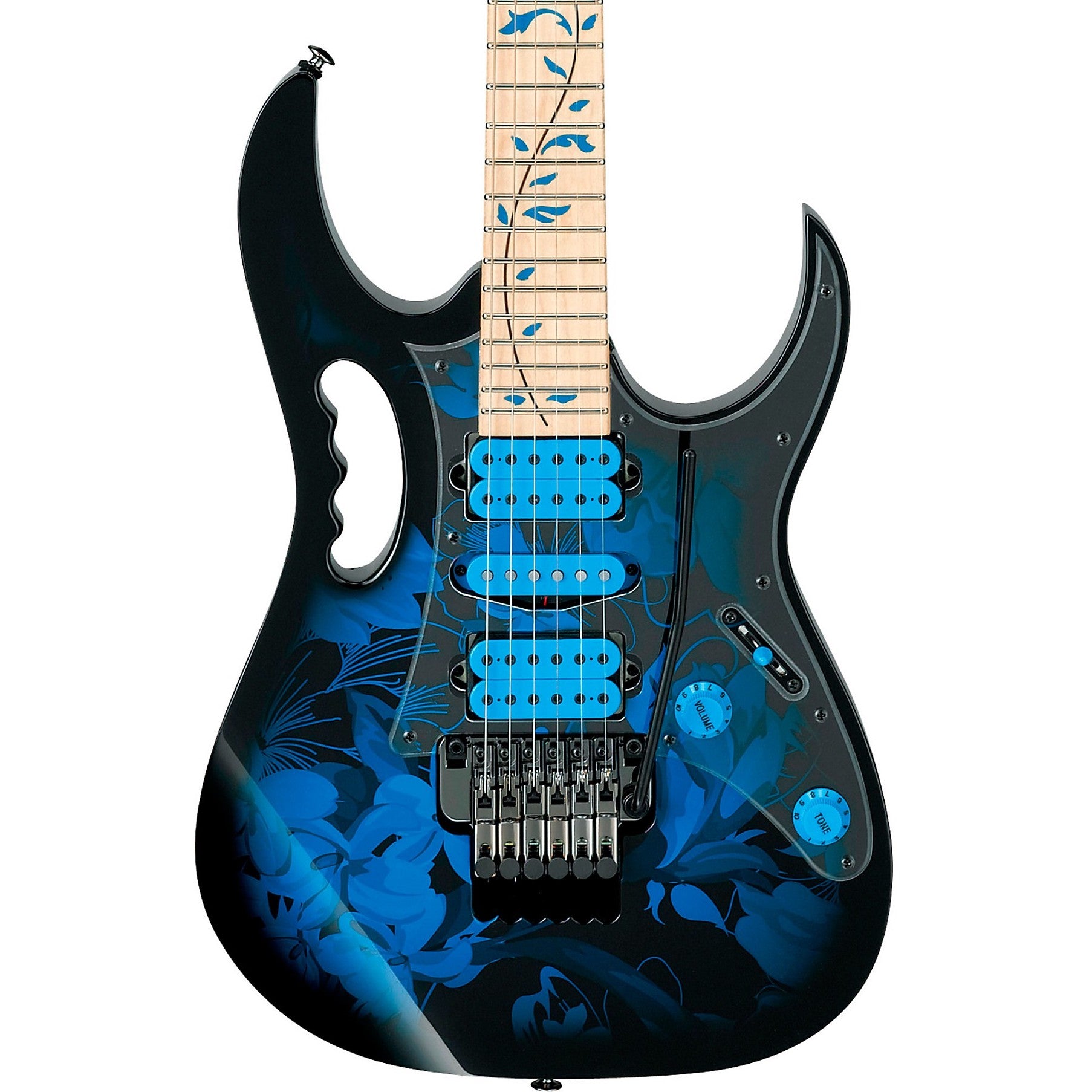 Ibanez JEM77P-BFP Steve Vai Signature - Blue Floral Pattern