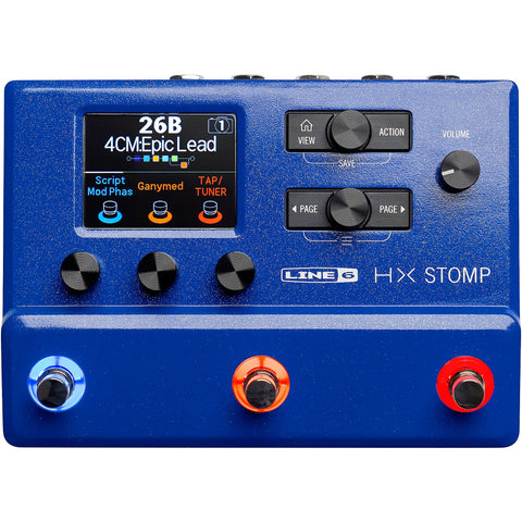 Line 6 HX Stomp Processor Lightning Blue | Music Experience Online 