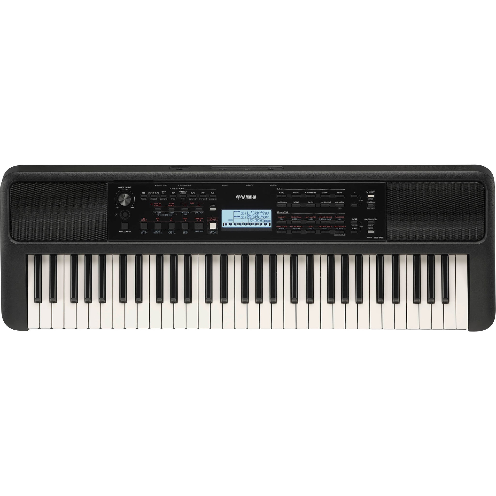 Yamaha PSR-E383 61-key Portable Arranger Keyboard | Music Experience | Shop Online | South Africa