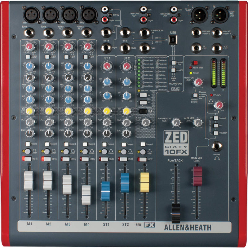 Allen & Heath ZED60-10FX Multipurpose Mixer | Music Experience