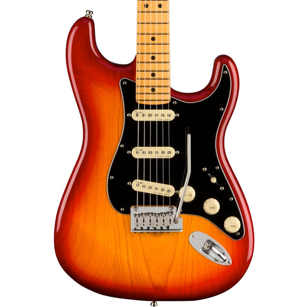 Fender American Ultra Luxe Stratocaster Plasma Red Burst | Music Experience | Shop Online | South Africa