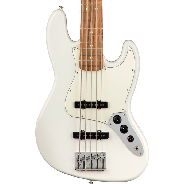 Fender Player Jazz Bass V Polar White | Music Experience | Shop Online | South Africa