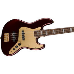 Fender Squier 40th Anniversary Jazz Bass Gold Edition Ruby Red Metallic | Music Experience | Shop Online | South Africa