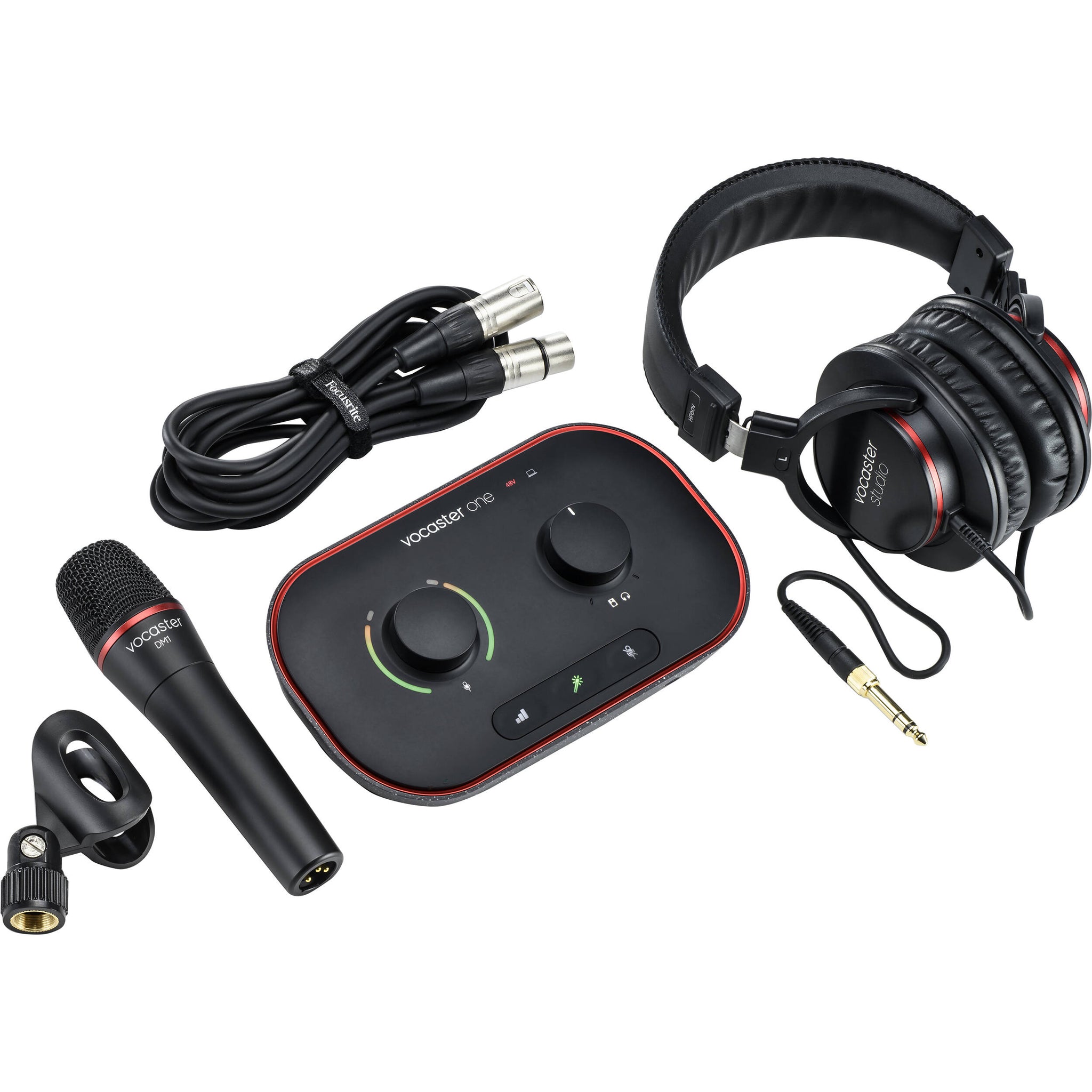 Focusrite Vocaster One Studio USB-C Podcasting Audio Interface Bundle | Music Experience | Shop Online | South Africa