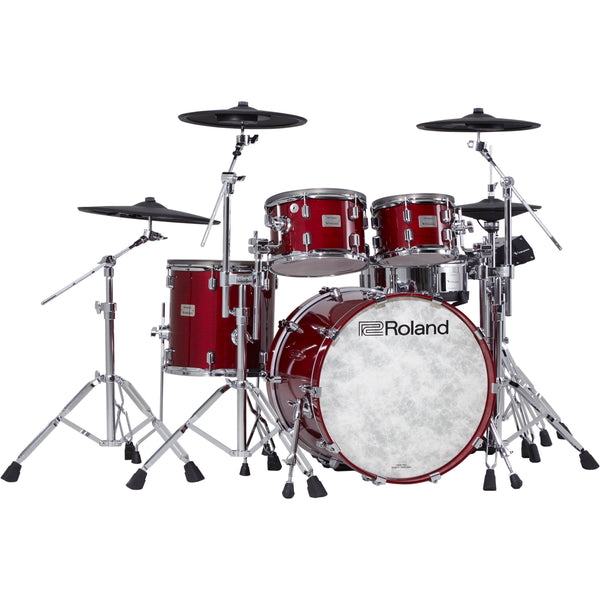 Roland VAD706 Gloss Cherry V-Drums Acoustic Design 5-Piece Electronic Drum Kit | Music Experience | Shop Online | South Africa