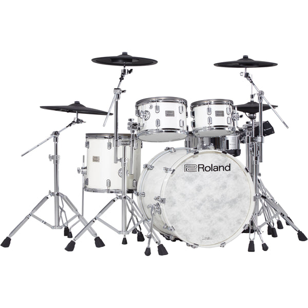 Roland VAD706 Pearl White V-Drums Acoustic Design 5-Piece Electronic Drum Kit | Music Experience | Shop Online | South Africa